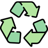 green arrows recycling icon