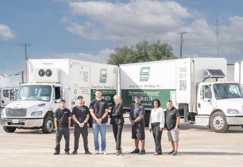 The team members of Secure On-Site Shredding in the Dallas-Fort Worth